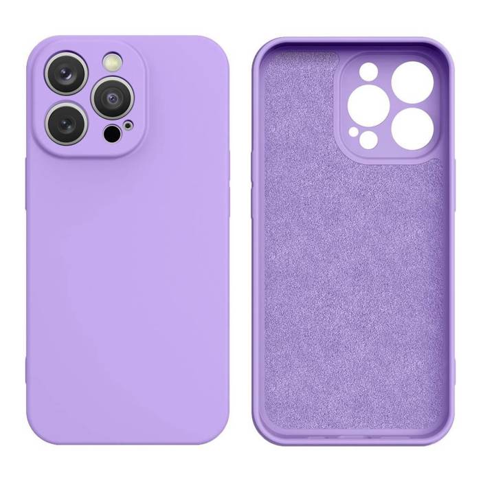 Custodia in silicone per Samsung Galaxy S23 cover in silicone viola