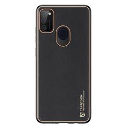 Dux Ducis Yolo elegante cover realizzata in pelle ecologica per Samsung Galaxy M30s nera