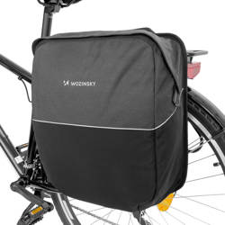 Portapacchi per bicicletta Wozinsky 20l nero (WBB32BK)
