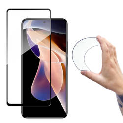 Wozinsky Full Cover Flexi Nano Glass Film Vetro Temperato Con Cornice Xiaomi Redmi Note 11 Pro + / 11 Pro Trasparente