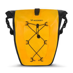 Wozinsky borsa da bicicletta impermeabile bauletto 25l giallo (WBB24YE)