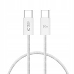 TECH-PROTECT ULTRABOOST CLASSIC TYPE-C KÁBEL PD60W/3A 25CM BIELY