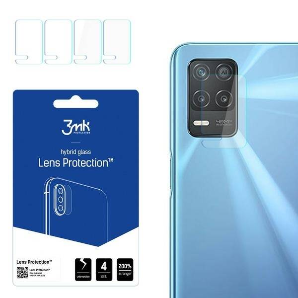 3MK Realme 8 Hybrid Glass 5G Lens Protect Protection For Camera Lens 4pcs Glass