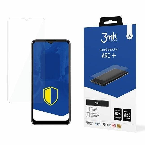 Protective Screen protector 3MK HTC Desire 20 Plus ARC + Fullscreen