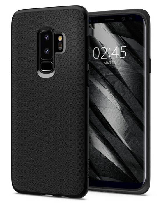 Puzdro SPIGEN Galaxy S9+ Plus Liquid AIR Matte Black Case