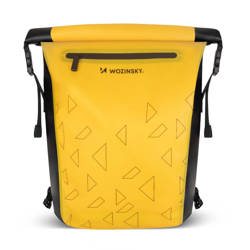 Vodotesný batoh na bicykel Wozinsky 2v1 23l žltý (WBB31YE)
