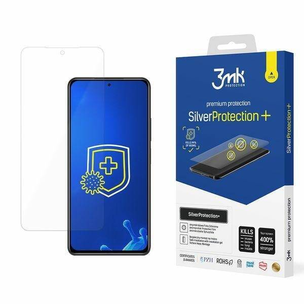 3MK Xiaomi Mi 11i 5G Película antimicrobiana plateada Protect+ Wet