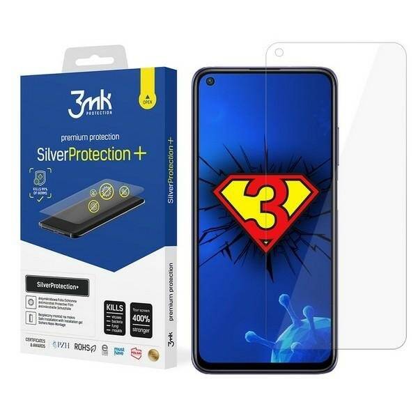 3MK Xiaomi Redmi Note 9T 5G Plata proteger película húmeda antimicrobiana