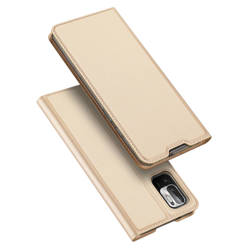 Dux Ducis Skin Pro Bookcase type case for Xiaomi Redmi Note 10 5G / Poco M3 Pro golden