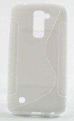 Funda S-Line LG K10 Blanco  Silicona