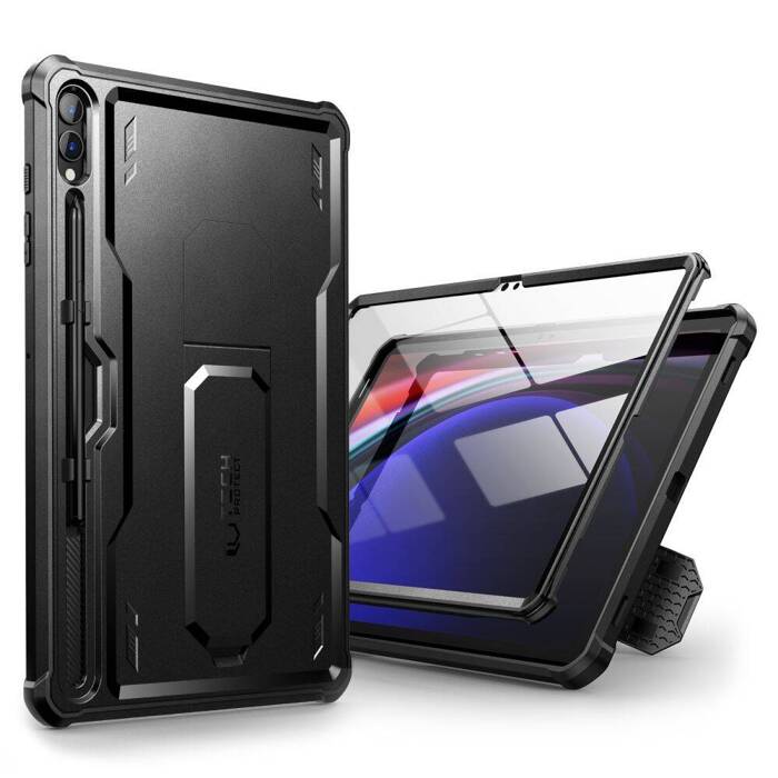 Funda Tech-protect Kevlar Pro Galaxy Tab S9+ Plus 12.4 X810 / X816b Negro