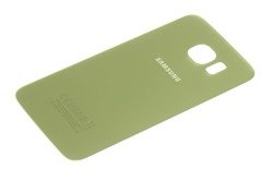 SAMSUNG Galaxy S6 Puerta de la batería original de grado B ORO