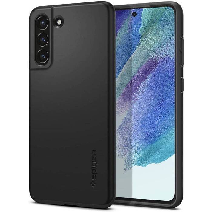 Spigen Thin Fit S21 FE Funda Negro Case