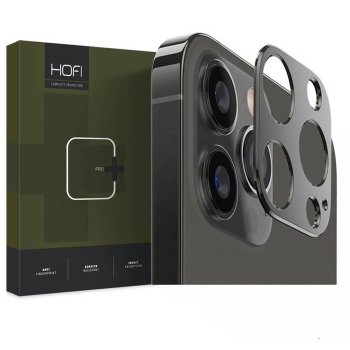 Tapa HOFI   13 Pro 13 Pro Max Tapa de la cámara Alucam Negro 