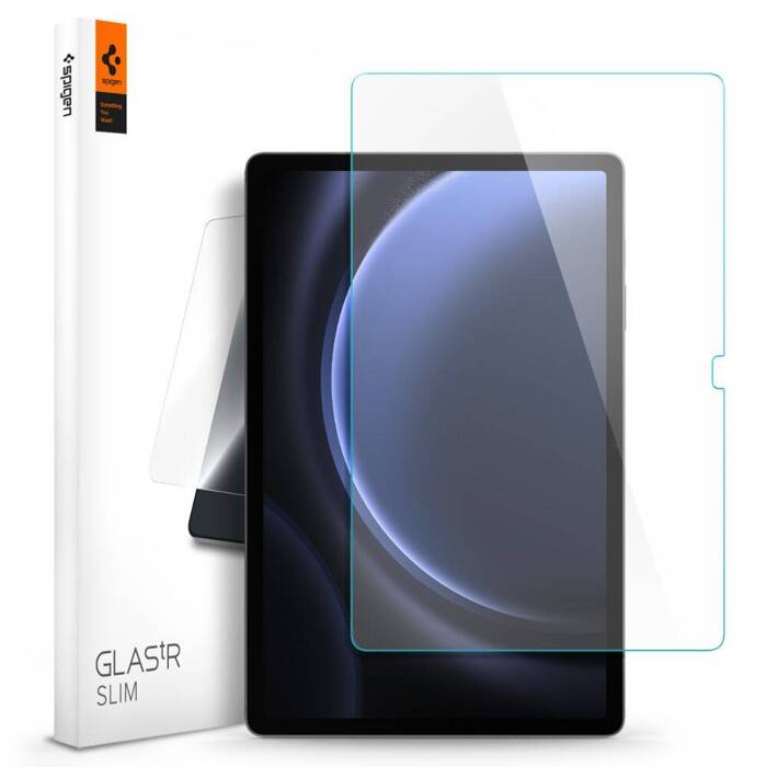 Vidrio Templado Spigen Glas.tr Slim Samsung Galaxy Tab S9 Fe+ Plus 12.4 X610 / X616b Transparente