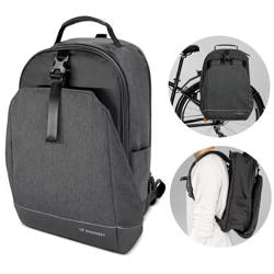 Wozinsky portaequipajes para bicicleta mochila para bicicleta con marco 2in1 30l negro (WBB33BK)